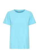 Frzashoulder Tee 1 Tops T-shirts & Tops Short-sleeved Blue Fransa