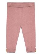 Leggings With Buttons Bottoms Leggings Pink Mango