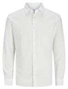 Jjebreeze Linen Blend Shirt Ls Sn Jnr Tops Shirts Long-sleeved Shirts ...
