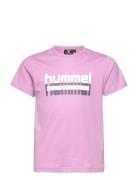 Hmltukas T-Shirt S/S Sport T-shirts Short-sleeved Pink Hummel