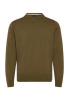 Pacas-L Tops Knitwear Round Necks Green BOSS