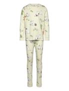 Pyjama Moomin Pyjamasetti Pyjama Green Lindex
