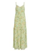 Viuma Mesh Strap Maxi Dress/Dc/Ka Maksimekko Juhlamekko Green Vila