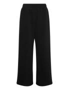 Fleece Trousers Bottoms Trousers Wide Leg Black Weekday