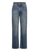 Rowe Super High Waisted Regular Straight Leg Jeans Bottoms Jeans Strai...