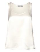 Aleos Tops T-shirts & Tops Sleeveless Cream Tiger Of Sweden