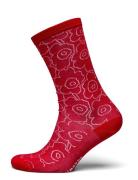 Sissi Piirto Unikko Lingerie Socks Regular Socks Red Marimekko
