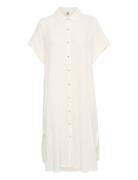Cuelina Kaftan Dress Polvipituinen Mekko White Culture