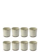 Cup Merci N°9 Set/8 Home Tableware Cups & Mugs Coffee Cups Multi/patte...