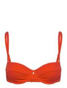 Swim Underwire Bikini Top Bikiniyläosa Bikiniliivit Red Organic Basics