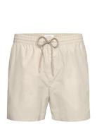 Medium Drawstring Uimashortsit Beige Calvin Klein