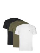 Brace Tops T-shirts Short-sleeved Multi/patterned AllSaints