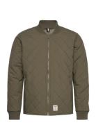 Camp Quilt Jacket Tikkitakki Khaki Green Fat Moose