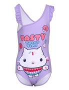 Swimsuit Uimapuku Uima-asut Purple Gabby's Dollhouse