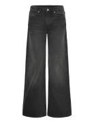 Paz Mid Wide Jeans Bottoms Jeans Wide Black Monki