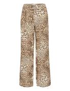 Gzleonia Hw Pants Bottoms Trousers Straight Leg Multi/patterned Gestuz