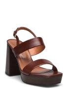 088-Verde Cuir Korolliset Sandaalit Burgundy Jonak Paris