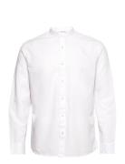 Slhregsun Shirt Ls Band Tops Shirts Casual White Selected Homme