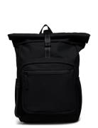 Wings Small Rolltop Reppu Laukku Black Tretorn