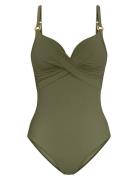 Summer Twist Owp Uimapuku Uima-asut Khaki Green Triumph
