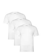 Tshirt Rn 3P Bamboo Tops T-shirts Short-sleeved White BOSS