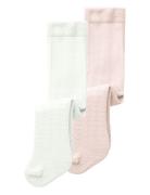 Nbfditta 2P Pantyhose Sukkahousut White Name It