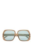 Le Sustain - Polydisco Neliönmuotoiset Aurinkolasit Brown Le Specs