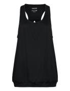 Women Sports Top Sport T-shirts & Tops Sleeveless Black ZEBDIA