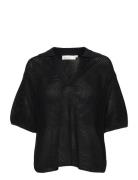 Kbupala Polo Tops Knitwear Jumpers Black Karen By Simonsen