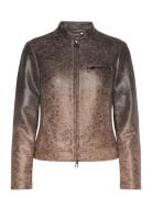 Tucson Nahkatakki Brown Desigual