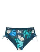 Summer Fleur Maxi Swimwear Bikinis Bikini Bottoms Bikini Briefs Blue T...