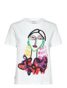 Misuri Tops T-shirts & Tops Short-sleeved White Desigual