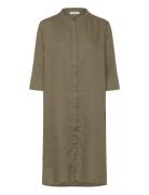 Manimes Polvipituinen Mekko Khaki Green Masai