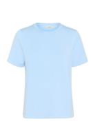 Vincentiw Karmen T-Shirt Tops T-shirts & Tops Short-sleeved Blue InWea...