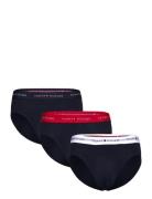 3P Brief Wb Y-sepalus Briefs Alushousut Black Tommy Hilfiger