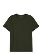 Terry Tee Tops T-shirts Short-sleeved Khaki Green Bread & Boxers