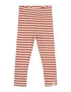 Legging Modal Striped Bottoms Leggings Red Petit Piao