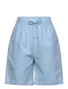 Cotton Linen Shorts Bottoms Shorts Blue GANT