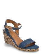 Women Sandals Kiilakorkokengät Blue Tamaris