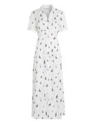 Fluid Vis Boat S/S Shirt Dress Maksimekko Juhlamekko White Tommy Hilfi...