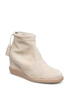 Vega Shoes Boots Ankle Boots Ankle Boots With Heel Cream Pavement