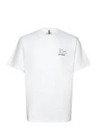 Zeke T-Shirt Tops T-shirts Short-sleeved White Fat Moose