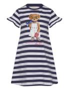 Striped Polo Bear Cotton Tee Dress Dresses & Skirts Dresses Casual Dre...