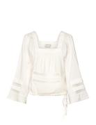 Urose Tops Blouses Long-sleeved White Munthe