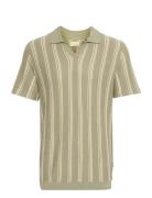 Bhamos Pullover Tops Polos Short-sleeved Khaki Green Blend