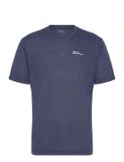 Vonnan S/S T M Sport T-shirts Short-sleeved Navy Jack Wolfskin