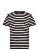 Thomas Knitted Striped T-Shirt Tops T-shirts Short-sleeved Multi/patte...
