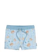Swim Pant Recycled Aop Uimashortsit Blue Mikk-line