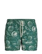 Jpstmaui Jjswim Mature Aop Akm Sn Uimashortsit Green Jack & J S