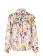 Kikkidea Tops Blouses Long-sleeved Multi/patterned Dea Kudibal